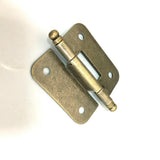 Max Vintage Antique Brass Mini Hinges for Wooden Furniture Box Hardware #2