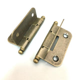 Max Vintage Antique Brass Mini Hinges for Wooden Furniture Box Hardware #2