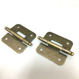 Max Vintage Antique Brass Mini Hinges for Wooden Furniture Box Hardware #2