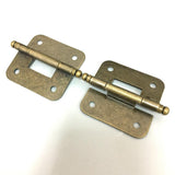 Max Vintage Antique Brass Mini Hinges for Wooden Furniture Box Hardware #2