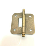 Max Vintage Antique Brass Mini Hinges for Wooden Furniture Box Hardware #2