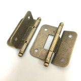 Max Vintage Antique Brass Mini Hinges for Wooden Furniture Box Hardware #2