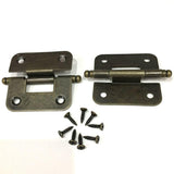 Max Vintage Antique Brass Mini Hinges for Wooden Furniture Box Hardware #2