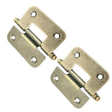 Max Vintage Antique Brass Mini Hinges for Wooden Furniture Box Hardware #2