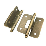 Max Vintage Antique Brass Mini Hinges for Wooden Furniture Box Hardware #2