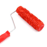 Max Maxb 7-Inch Assorted Embossed Pattern Painting Roller with Plastic Handle 1