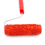 Max Maxb 7-Inch Assorted Embossed Pattern Painting Roller with Plastic Handle 1