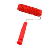 Max Maxb 7-Inch Assorted Embossed Pattern Painting Roller with Plastic Handle 1