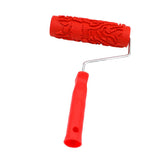 Max Maxb 7-Inch Assorted Embossed Pattern Painting Roller with Plastic Handle 1