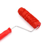 Max Maxb 7-Inch Assorted Embossed Pattern Painting Roller with Plastic Handle 1