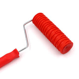 Max Maxb 7-Inch Assorted Embossed Pattern Painting Roller with Plastic Handle 2