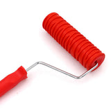 Max Maxb 7-Inch Assorted Embossed Pattern Painting Roller with Plastic Handle 2