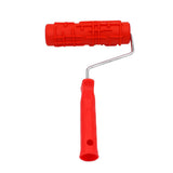 Max Maxb 7-Inch Assorted Embossed Pattern Painting Roller with Plastic Handle 3