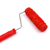 Max Maxb 7-Inch Assorted Embossed Pattern Painting Roller with Plastic Handle 3