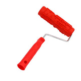 Max Maxb 7-Inch Assorted Embossed Pattern Painting Roller with Plastic Handle 3