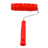 Max Maxb 7-Inch Assorted Embossed Pattern Painting Roller with Plastic Handle 4