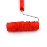 Max Maxb 7-Inch Assorted Embossed Pattern Painting Roller with Plastic Handle 4