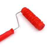 Max Maxb 7-Inch Assorted Embossed Pattern Painting Roller with Plastic Handle 4