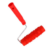 Max Maxb 7-Inch Assorted Embossed Pattern Painting Roller with Plastic Handle 4