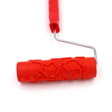 Max Maxb 7-Inch Assorted Embossed Pattern Painting Roller with Plastic Handle 5