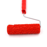 Max Maxb 7-Inch Assorted Embossed Pattern Painting Roller with Plastic Handle 6
