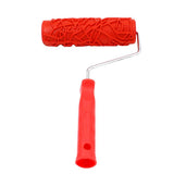Max Maxb 7-Inch Assorted Embossed Pattern Painting Roller with Plastic Handle 7
