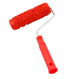 Max Maxb 7-Inch Assorted Embossed Pattern Painting Roller with Plastic Handle 7