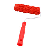 Max Maxb 7-Inch Assorted Embossed Pattern Painting Roller with Plastic Handle 7
