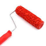 Max Maxb 7-Inch Assorted Embossed Pattern Painting Roller with Plastic Handle 7