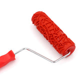 Max Maxb 7-Inch Assorted Embossed Pattern Painting Roller with Plastic Handle 7