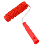 Max Maxb 7-Inch Assorted Embossed Pattern Painting Roller with Plastic Handle 7