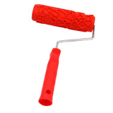 Max Maxb 7-Inch Assorted Embossed Pattern Painting Roller with Plastic Handle 8
