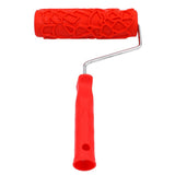 Max Maxb 7-Inch Assorted Embossed Pattern Painting Roller with Plastic Handle 8