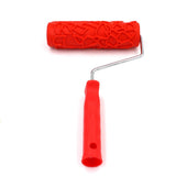 Max Maxb 7-Inch Assorted Embossed Pattern Painting Roller with Plastic Handle 8