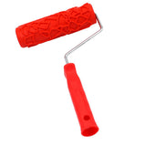 Max Maxb 7-Inch Assorted Embossed Pattern Painting Roller with Plastic Handle 8