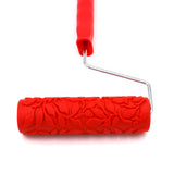 Max Maxb 7-Inch Assorted Embossed Pattern Painting Roller with Plastic Handle 11