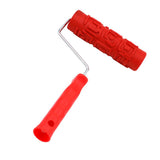 Max Maxb 7-Inch Assorted Embossed Pattern Painting Roller with Plastic Handle 13
