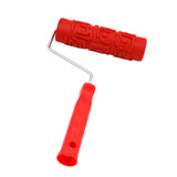 Max Maxb 7-Inch Assorted Embossed Pattern Painting Roller with Plastic Handle 13