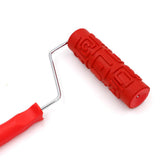 Max Maxb 7-Inch Assorted Embossed Pattern Painting Roller with Plastic Handle 13