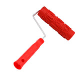 Max Maxb 7-Inch Assorted Embossed Pattern Painting Roller with Plastic Handle 13