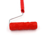 Max Maxb 7-Inch Assorted Embossed Pattern Painting Roller with Plastic Handle 15