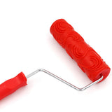 Max Maxb 7-Inch Assorted Embossed Pattern Painting Roller with Plastic Handle 15