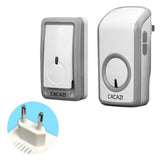 Max Maxb Wireless Battery Doorbell Door Chime EU Plug 1 Transmitter+1 Receiver