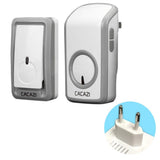 Max Maxb Wireless Battery Doorbell Door Chime EU Plug 1 Transmitter+1 Receiver