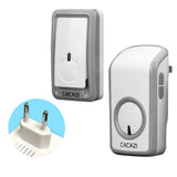 Max Maxb Wireless Battery Doorbell Door Chime EU Plug 1 Transmitter+1 Receiver