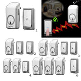 Max Maxb Wireless Battery Doorbell Door Chime EU Plug 1 Transmitter+1 Receiver