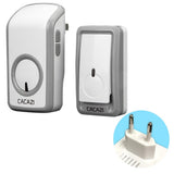 Max Maxb Wireless Battery Doorbell Door Chime EU Plug 1 Transmitter+1 Receiver