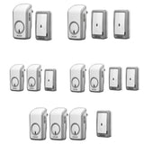 Max Maxb Wireless Battery Doorbell Door Chime EU Plug 1 Transmitter+1 Receiver