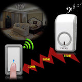 Max Maxb Wireless Battery Doorbell Door Chime EU Plug 2 Transmitters+1 Receiver