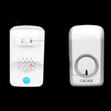 Max Maxb Wireless Battery Doorbell Door Chime EU Plug 2 Transmitters+1 Receiver